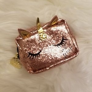Betsey Johnson Unicorn Pill Case + Pouch